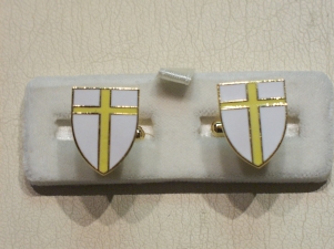 8th Army enamelled cufflinks - Click Image to Close
